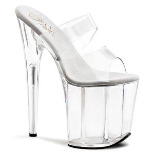 Pleaser 8" Clear Platforms